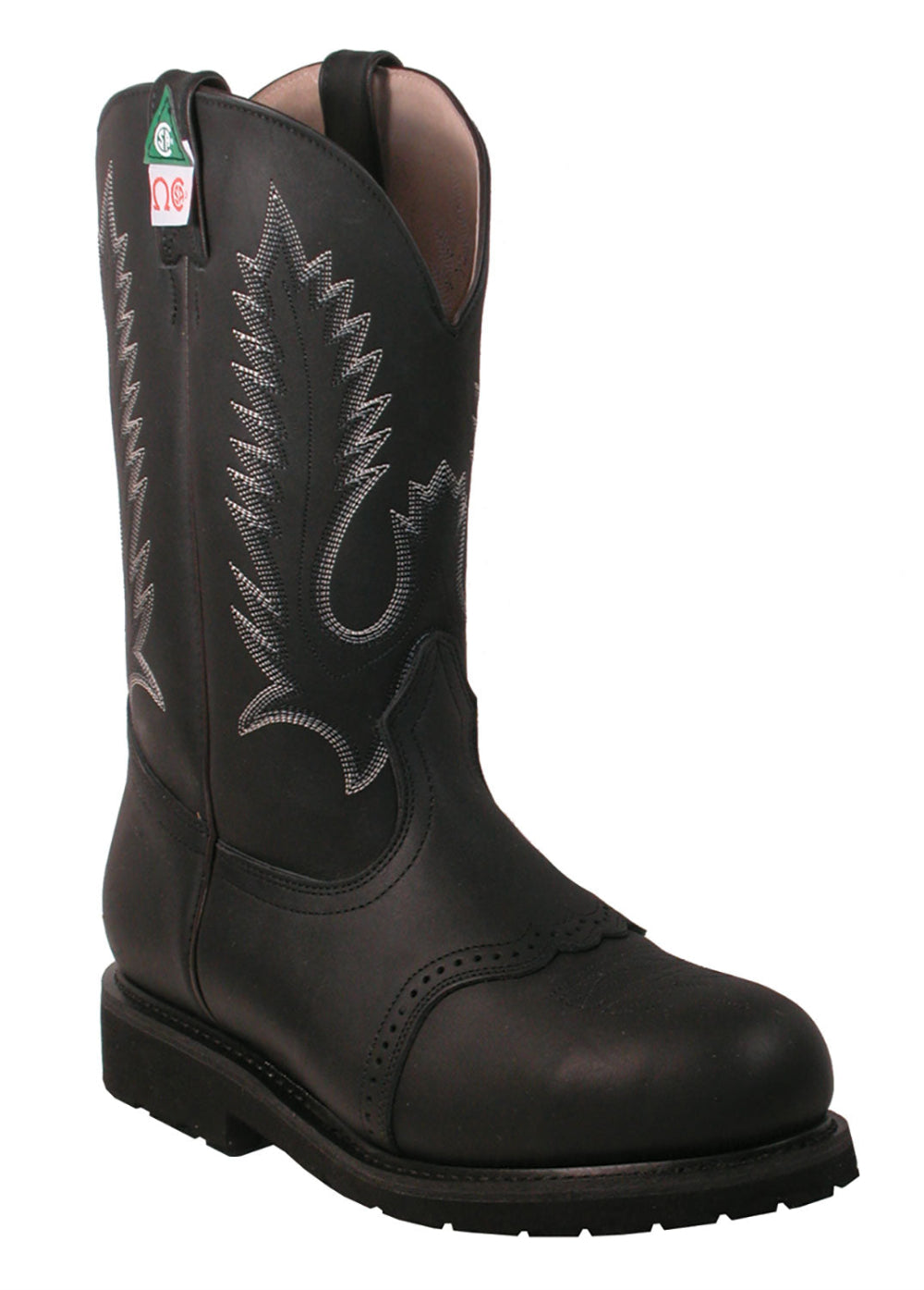 Boot Men's (6309) - 13" Steel Toe CSA Certified Work Boot in Everest Black