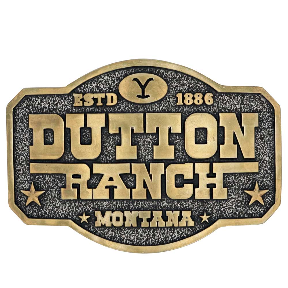 Buckle DC (A910YEL) - The Dutton Ranch Attitude