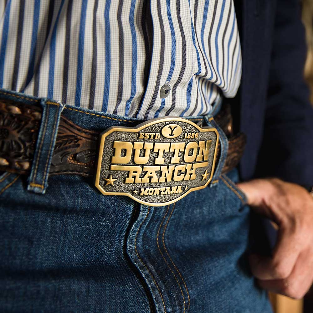 Buckle DC (A910YEL) - The Dutton Ranch Attitude