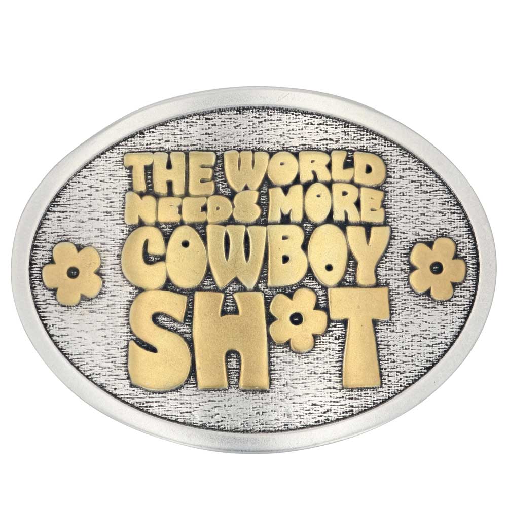 Buckle (A924CST) - World Needs More Cowboy Attitude