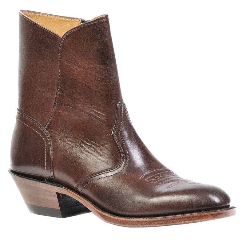Boot Men's (1118) - Boulet 7" Western Toe Western Dress Boot with Side Zipper in Ranch Hand Tan