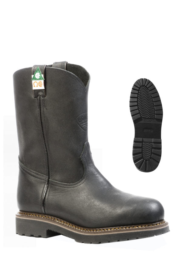 Boot Men's DC (4384) - 12" Western Steel Toe CSA Certified Work Boot in Everest Black