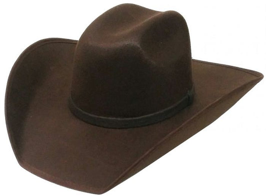 Hat Kids SO (1289K) - Modestone Faux Felt Kids Cowboy Hat in Brown