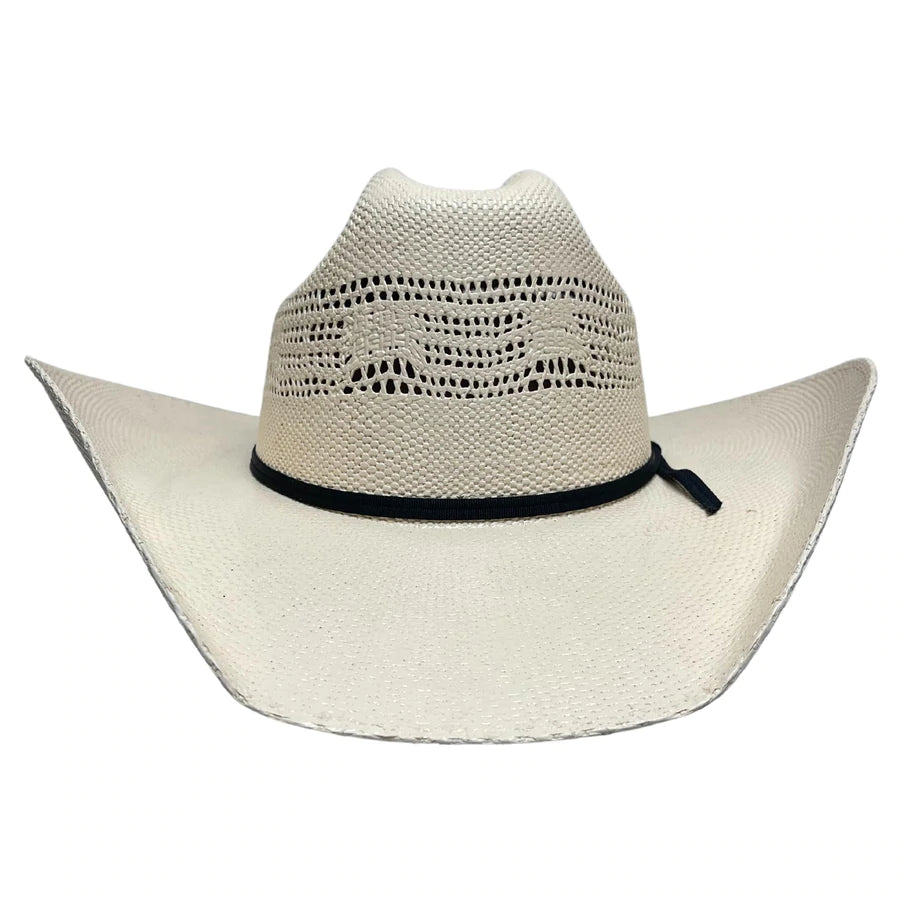 Hat (4-LN-BOZ) - Bozeman Straw Cowboy Hat in Cream