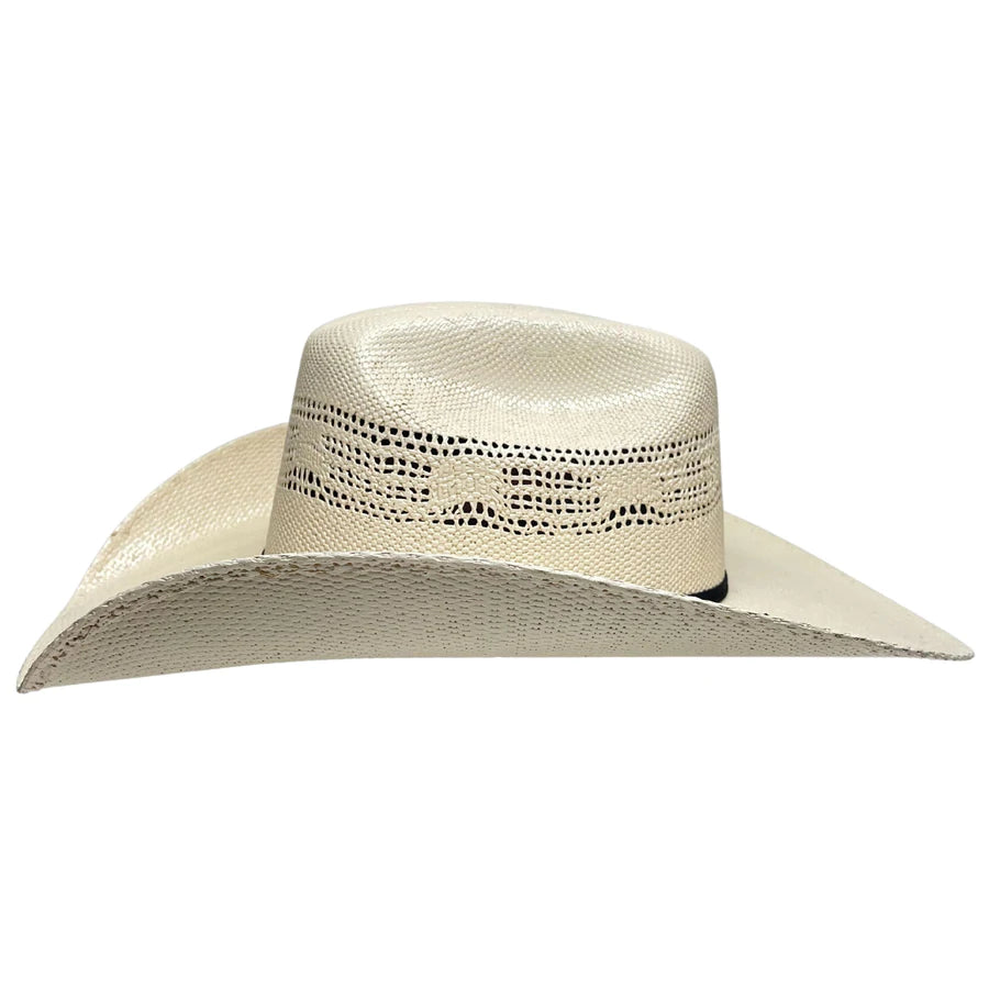 Hat (4-LN-BOZ) - Bozeman Straw Cowboy Hat in Cream