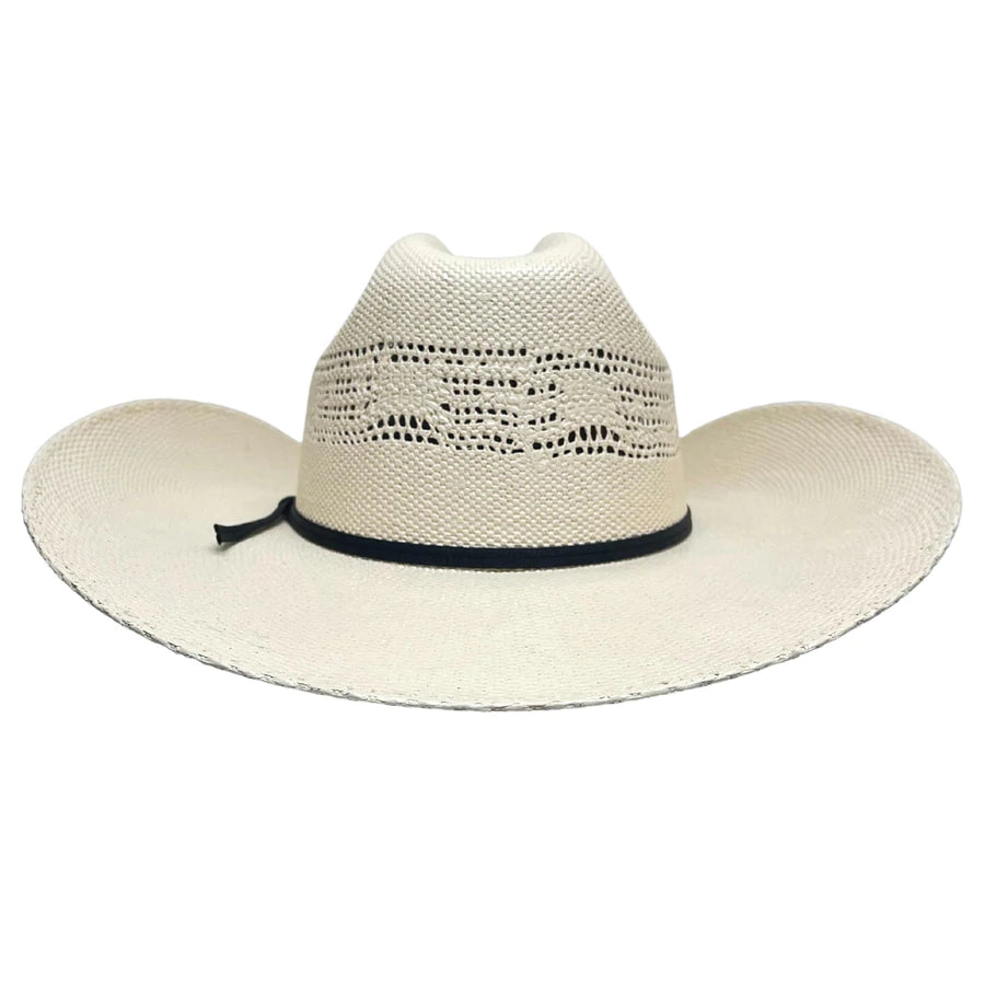 Hat (4-LN-BOZ) - Bozeman Straw Cowboy Hat in Cream