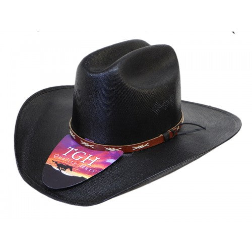 Hat Kids (7280) - Black Canvas Kids Western Hat