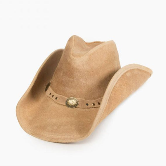 Hat (9611) - Minnetonka Silverton Dude Hat - Tan