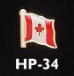 Jewelry(HP-34) - Canadian Flag Pin