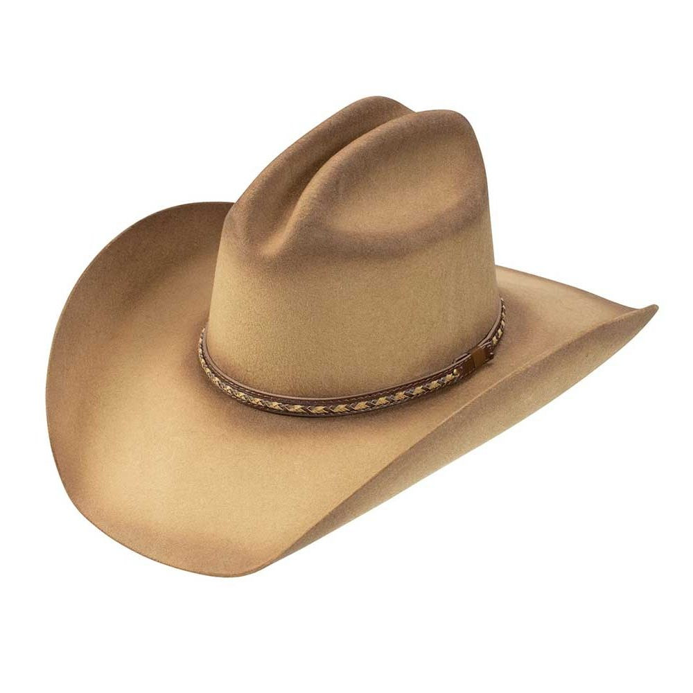 Hat SO (JA41-RWDRTR) - Resistol Jason Aldean 4X Felt Dirt Road in Pecan