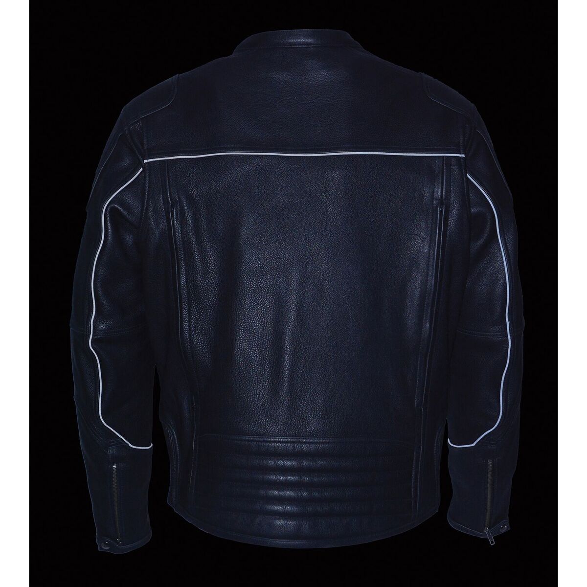 Leather Jacket SO (MLM1502) - Men’s Vented Scooter Jacket w/ Cool Tec® Leather & Side Stretch