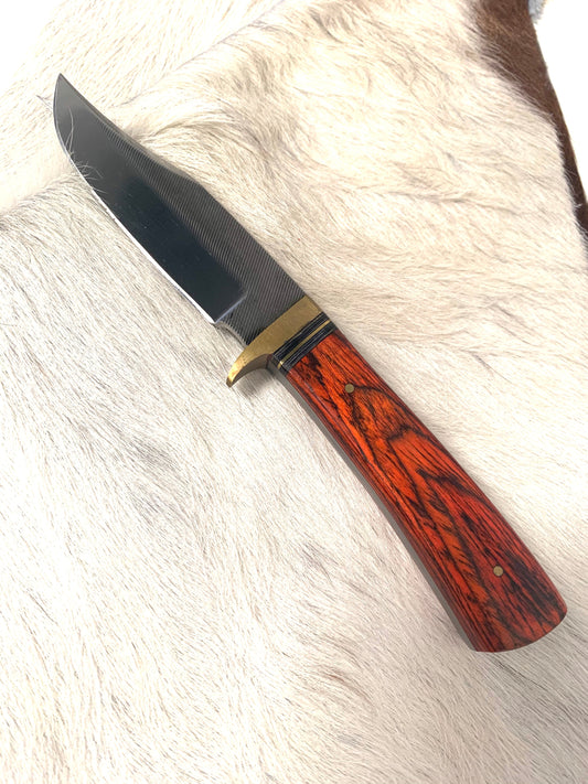 Knife DC (SM-0023) - 8.25" Natural Wood Fixed Blade