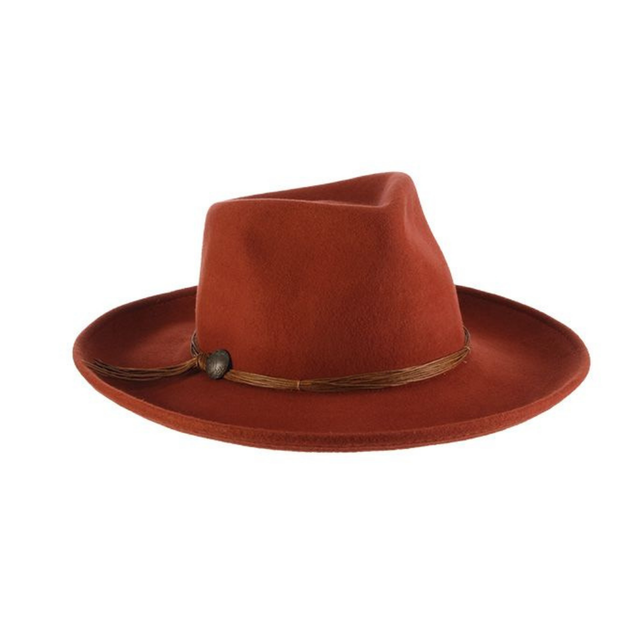 Hat (LF246) - Palermo Wool Felt Rancher One Size Fits Most