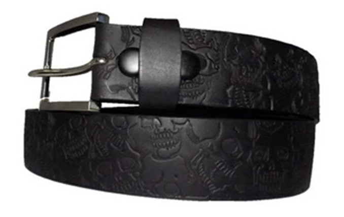 Belt DCL (532) - Skulls Leather Belt
