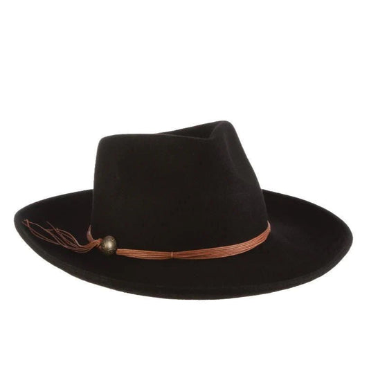 Hat (LF246) - Palermo Wool Felt Rancher One Size Fits Most