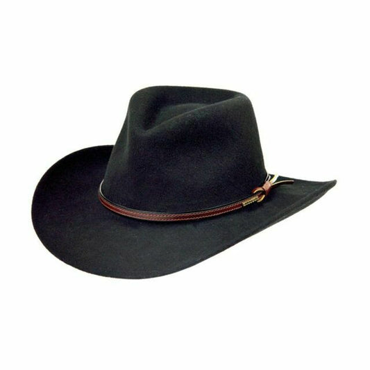 Hat (TWBOZE-813007) - Stetson Crushable Bozeman in Black