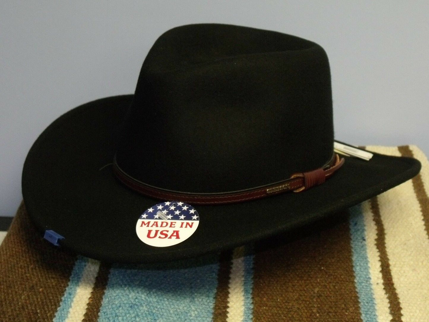 Hat (TWBOZE-813007) - Stetson Crushable Bozeman in Black