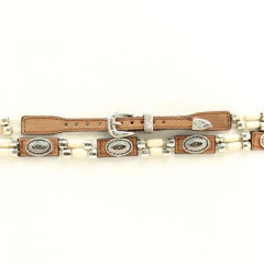 Hatband (0298344) - Distressed Bone & Brown