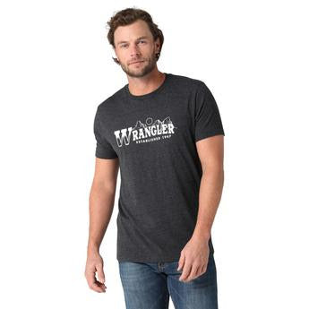 Top Men's (112325726) - Wrangler® Short Sleeve T-Shirt Caviar Heather