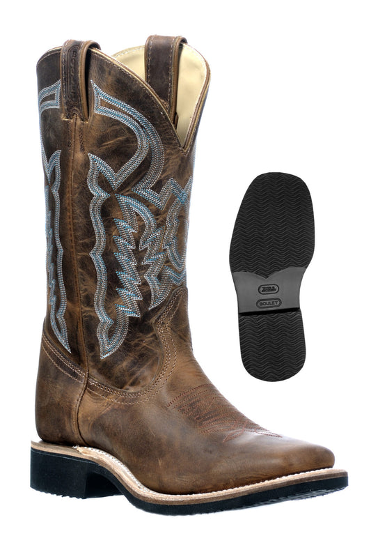 Boot Women's (0335) 12" Wide Square Toe Hillbilly Golden