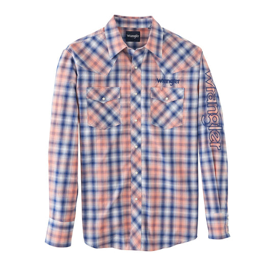 Top Men's SZN (112346223) - Wrangler® Long Sleeve Logo Shirt - Multi