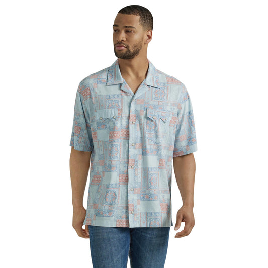 Top Men's SZN (112346492) - Wrangler® Coconut Cowboy Short Sleeve Shirts - Multi