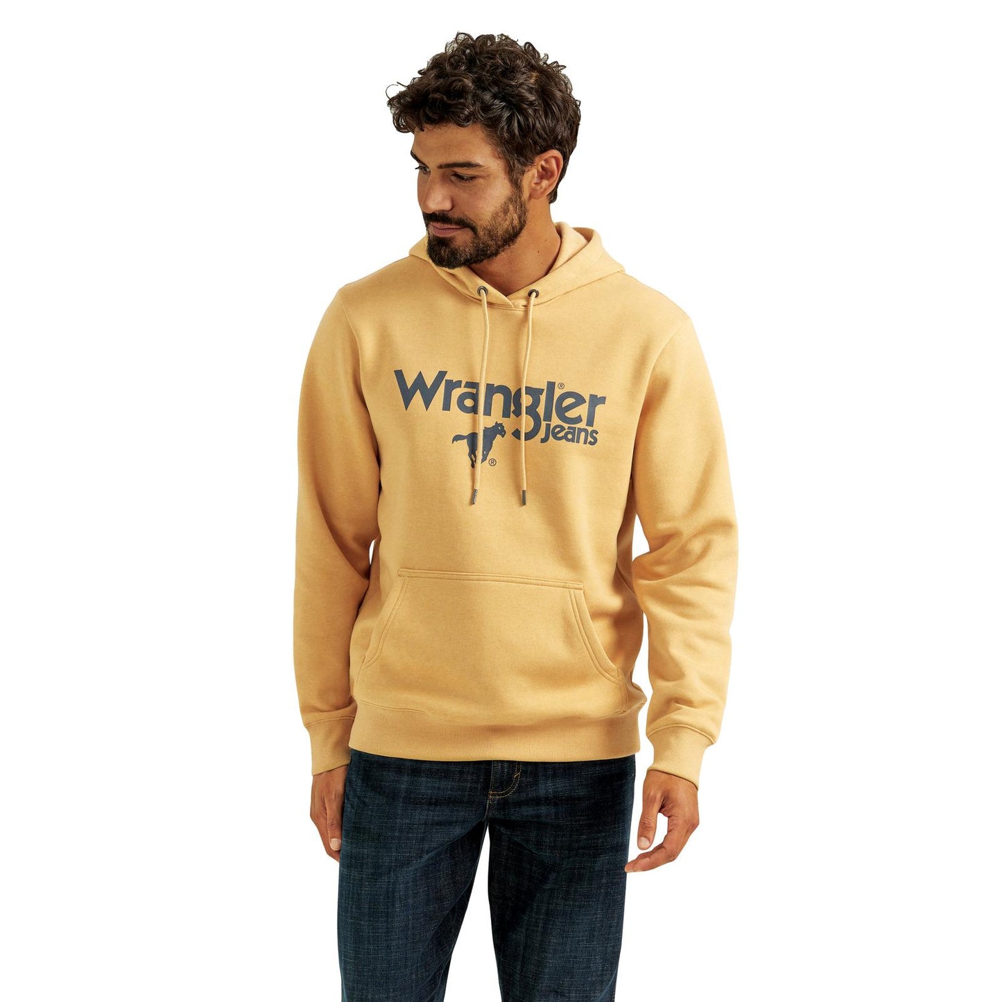 Top Men's SZN (112350083) - Wrangler® Pullover Hoodie - Regular Fit - Pale Gold