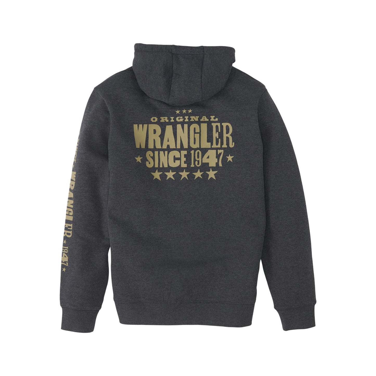 Top Men's SZN (112350104) - Wrangler® Pullover Hoodie - Regular Fit - Washed Black