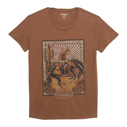 Top Women's SZN (112350126) - Wrangler Retro® Graphic Tee - Boyfriend Fit - Toffee