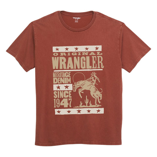 Top Women's SZN (112350127) - Wrangler Retro® Graphic Tee - Oversized Fit - Arabian Spice