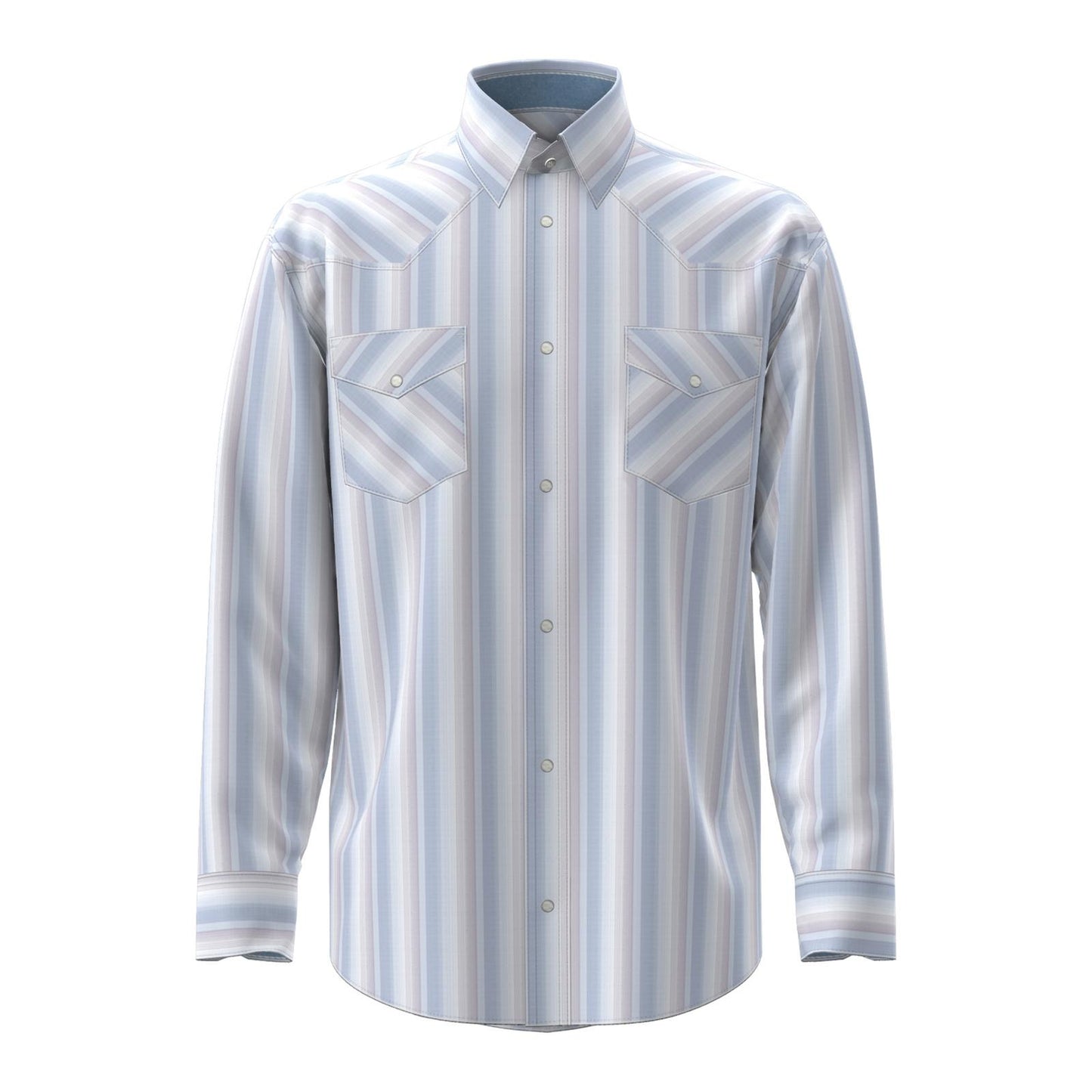 Top Men's SZN (112352265) - Wrangler® 20X® Competition Advanced Comfort Long Sleeve Shirt - Classic Fit - Multi