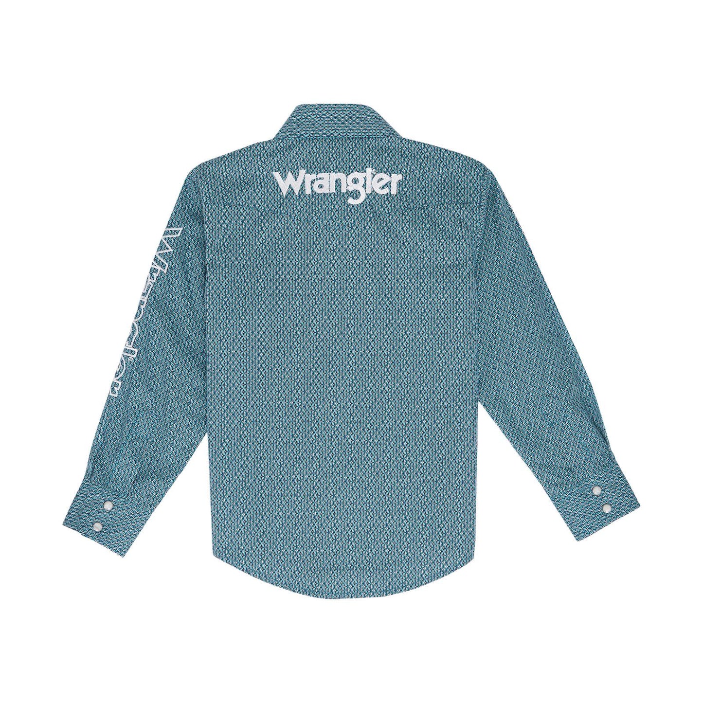 Top Boy's SZN (112352445) - Boys Logo Long Sleeve Shirt - Turquoise