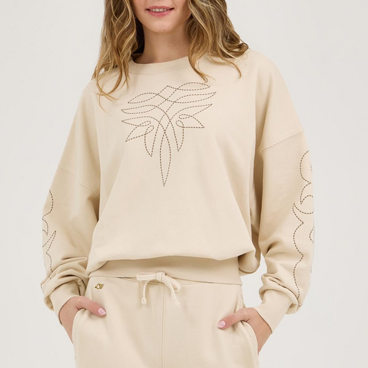 Top Women's SZN-2026 (112375627) - Wrangler® X Lainey Wilson Cowboy Sweatshirt