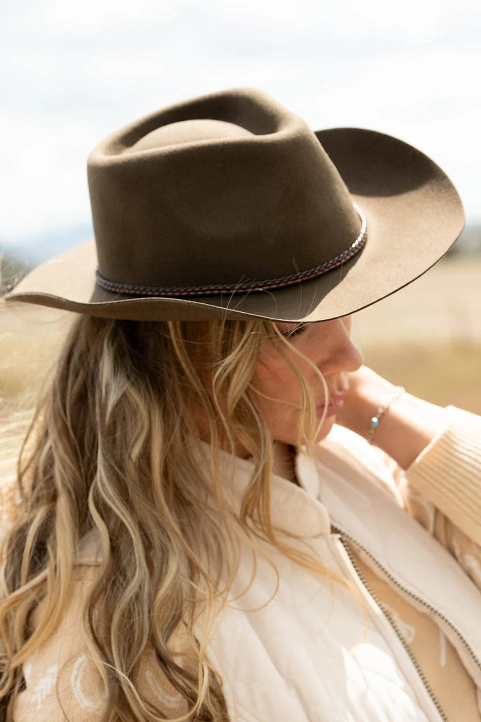 Hat (1153) Outback Forbes Western Wool Hat