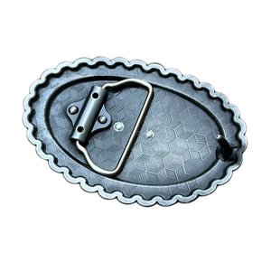 Buckle (1580126 - 27) - Belt Buckle Cowboy Boots Floral Engraved - NEW