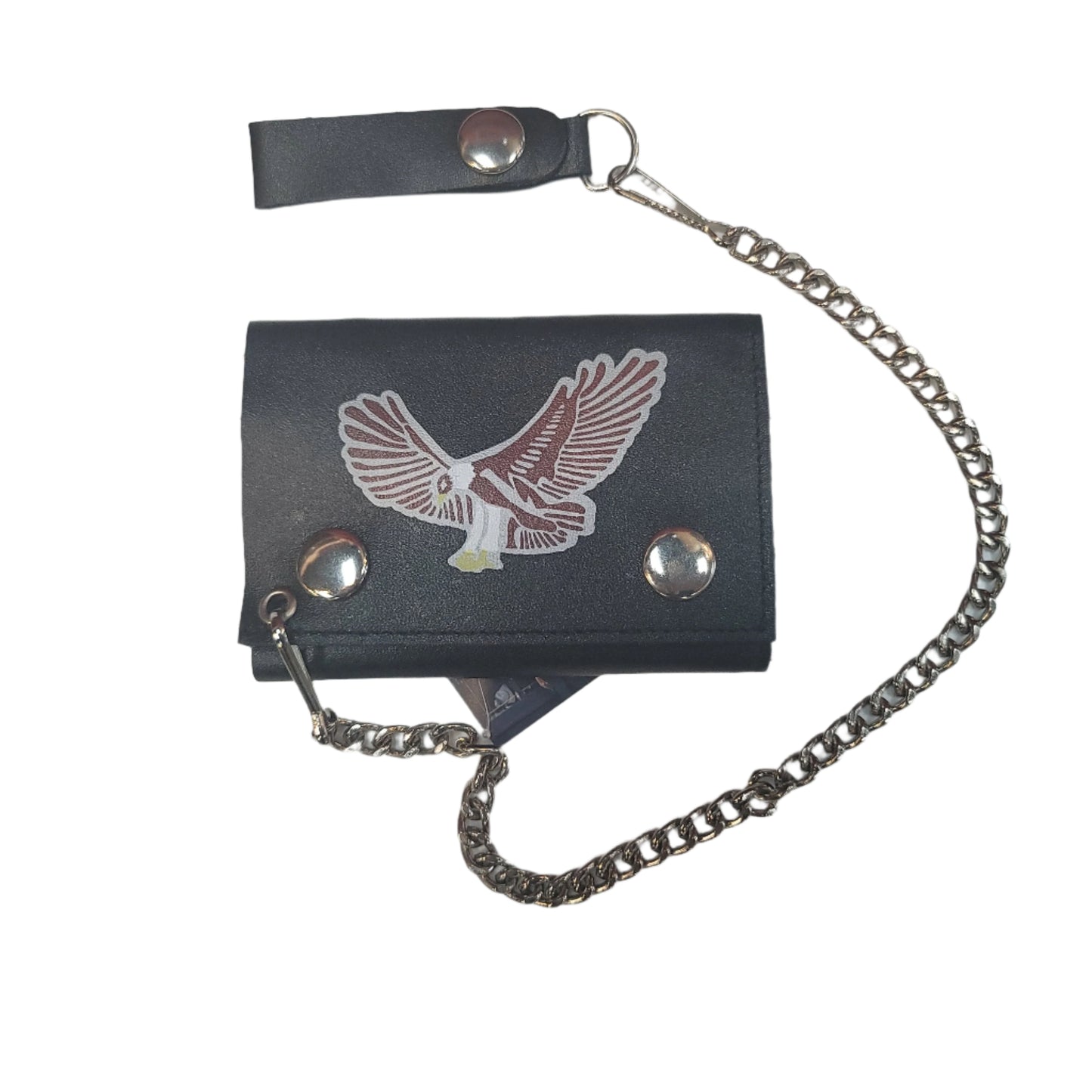 Wallet DC (WAL-CL-ASST) - 3” x 4” Trifold Black Leather, Assorted