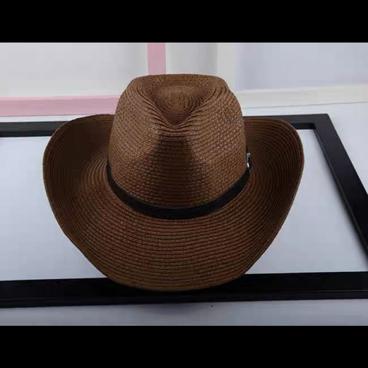 Hat (3375269) Western Cowboy Straw Hat Vintage - NEW