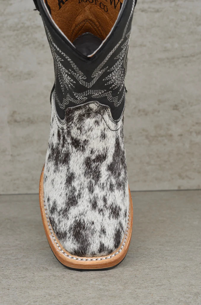 Boot Kids (3503) - Kid's Rodeo Boots - Salt & Pepper NEW