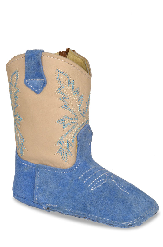 Boot Kids (418) - Lil' Cowpoke Infant Boots - Sky Blue/Beige