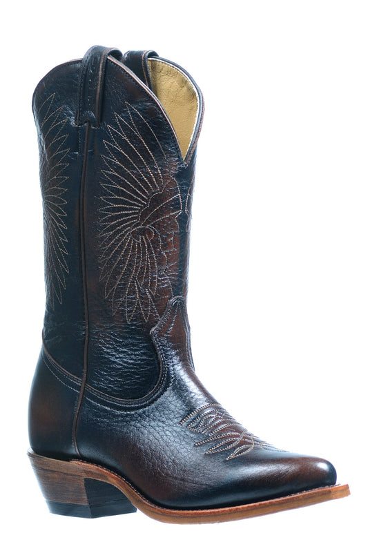 Boot Women's Boulet (4931) - 12" Cowboy Toe & Heel, Leather Sole, Hooligan Tan