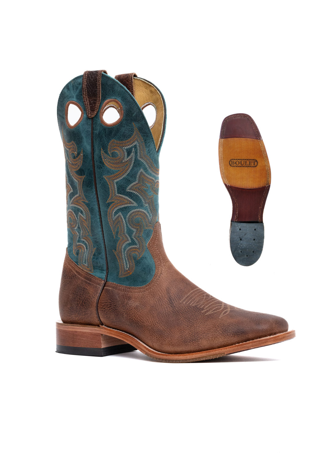 Boot Men's (5909) - Boulet 13” Shrunken Bomber Cowhide Spirit Turquoise - NEW-2026