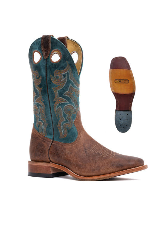 Boot Men's (5909) - Boulet 13” Shrunken Bomber Cowhide Spirit Turquoise - NEW-2026