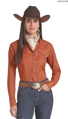 Top Women's SZN-2026 (BWN2SO 6797) Rock & Roll Solid Tek Western Shirt