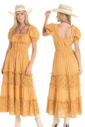 Dress Women's SZN-2026 (LWD0R0 8858) - Panhandle Slim Ruffle