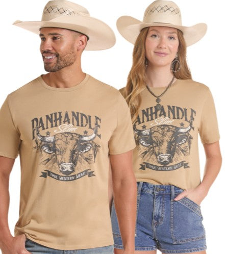 Top Unisex SZN-2026 (PU21T0 9019) Panhandle Slim Short Sleeve T-Shirts-Steer