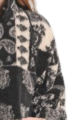 Jacket Women's *DNO (BW92CO 9370) Powder River Outfitters Paisley Print Sherpa Jacket
