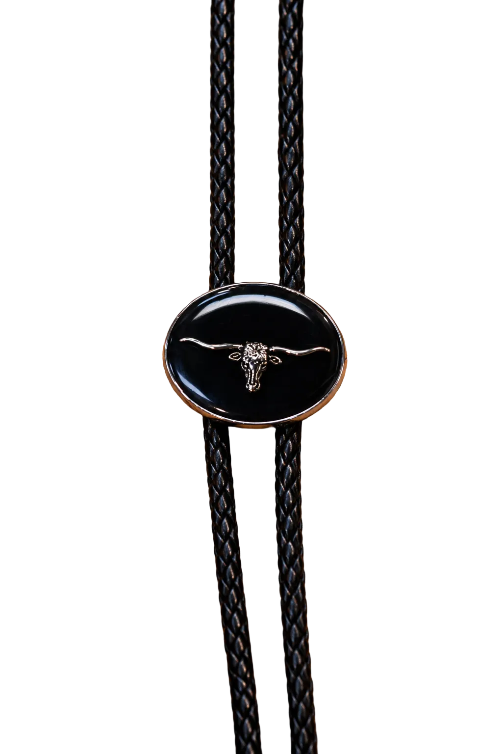 Bolo Tie (B508) Gold Longhorn