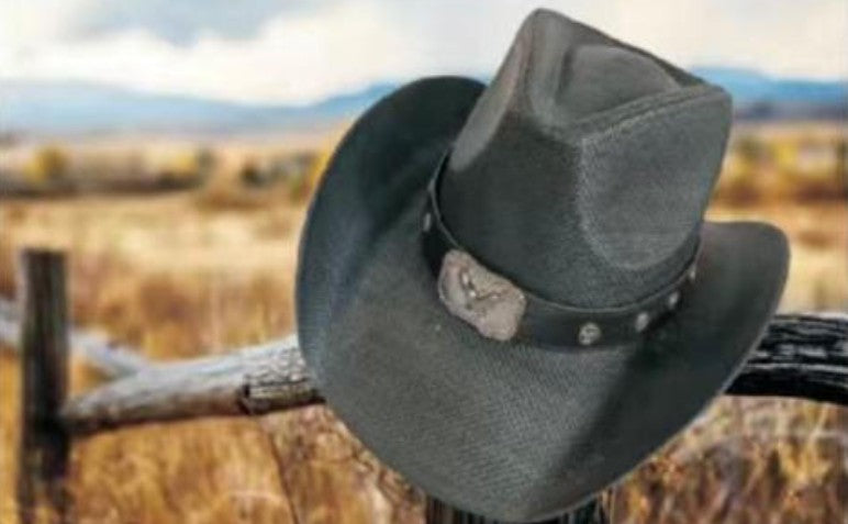 Hat **DISCONTINUED (CB700) Western Straw Hats with Eagle Hatband