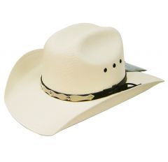 Hat Kids (17000K) - Modestone "Straw" Cowboy Hat - Size for Small Head - White