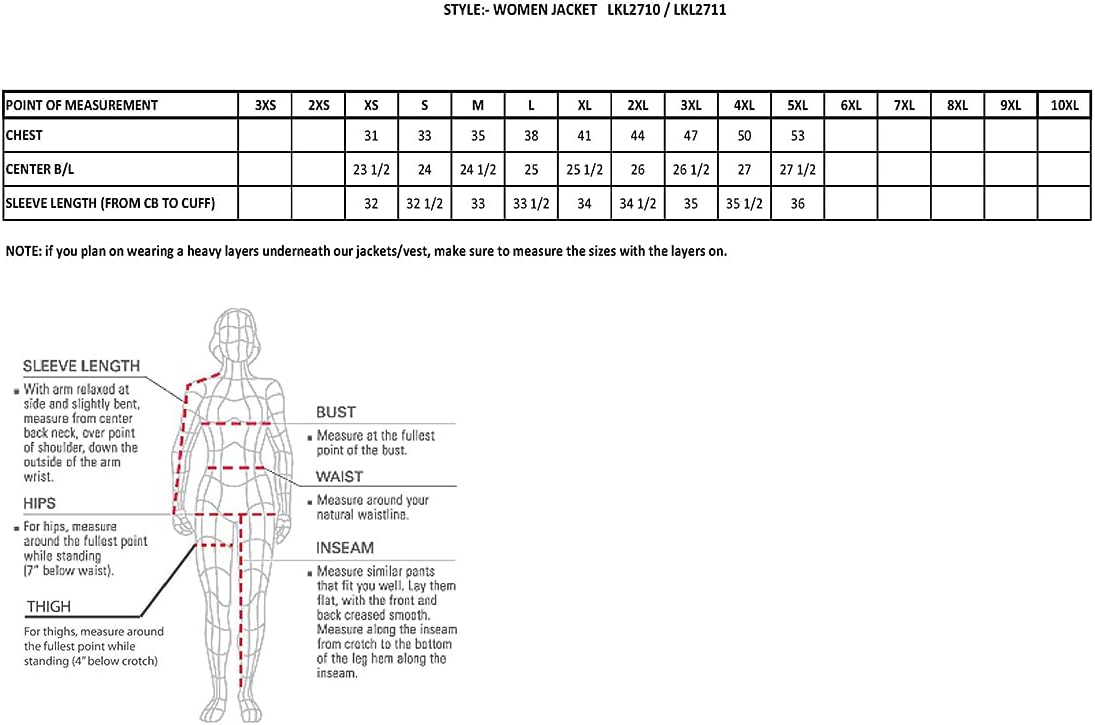 Leather Jacket (LKL2710) - Women's Black Braided